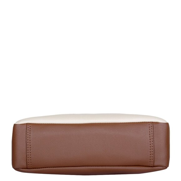 Printed Leather Shoulder Tote Bag for Women – Top Handle Handbag Purse Work - Picture 7 of 9